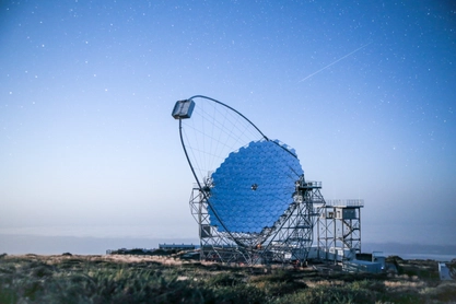 LST-1 with Shooting Star. 